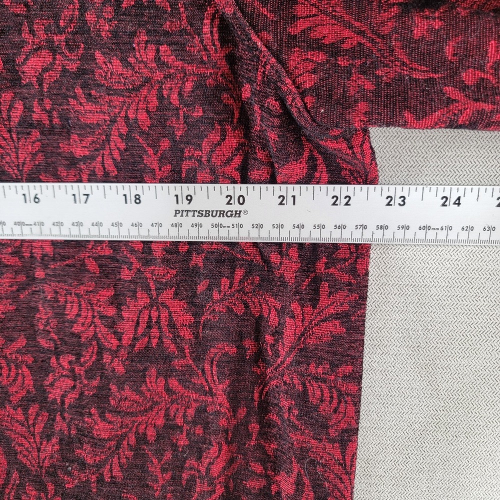 Coldwater Creek Womens Jacket Brocade Open Tapestry Reversible Size Large Petite - Picture 7 of 9